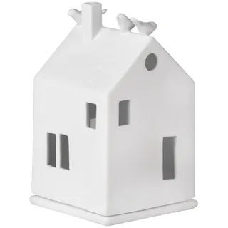 räder Lichthaus Vogelhaus Porzellan Weiß