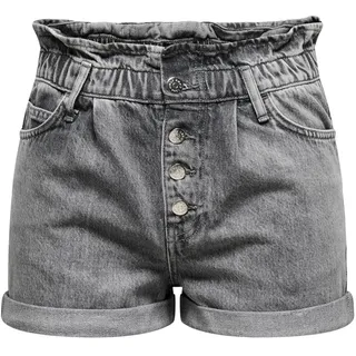 ONLY Damen Short 15200196 Grey Denim Xs