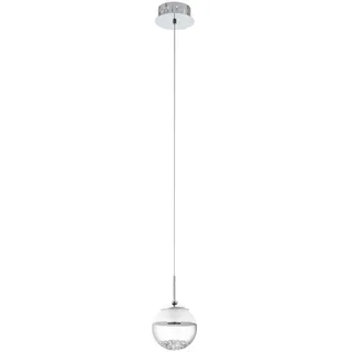 EGLO Montefio 1-flg. 30 cm kugelförmig silber