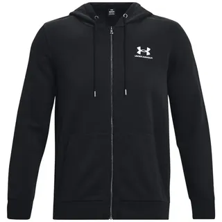 Under Armour Essential Fleece Full Zip Hood black white (001-100) M