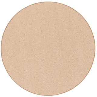 Snapstyle Natur Teppich Wolle Berber Rund , Kastanienfarben , Textil , Rund , 200x200 cm , Teppiche und Böden, Teppiche, Orientteppiche