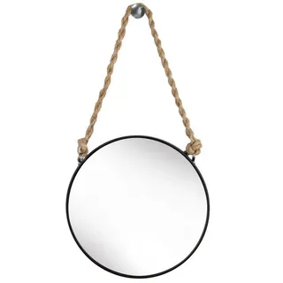KLEINE WOLKE Kosmetikspiegel »Rope«, schwarz