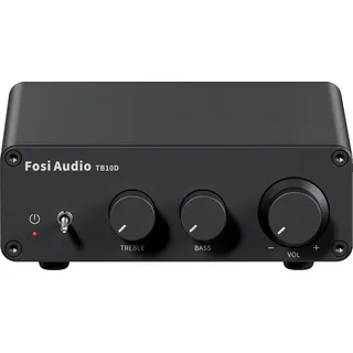 Fosi Audio TB10D HiFi-Verstärker, 600W maximale Ausgangsleistung, Höhen- und Bassregelung, TB10D mit 48V