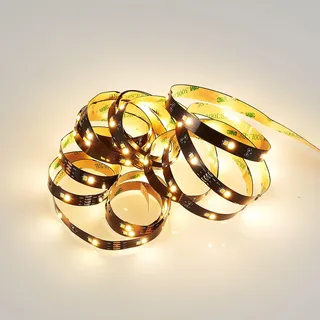 RL LIVE YOUR LIGHT Reality Leuchten LED Stipe Chip R65563102, Kunststoff schwarz, inkl. 10.5 Watt LED, 300cm kürzbar, Fernbedienung