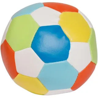alldoro 60303 Softball Ø 10 cm, kleiner, weicher Schaumstoff-Fußball für Kinder ab 0 Jahren, bunt, Ball für indoor & outdoor
