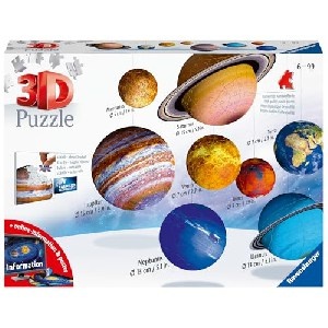 Ravensburger &#8220;Planetensystem&#8221; 3D Puzzle (11668) um 30,04 € statt 49,34 €