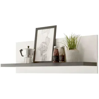 furn.design Küchenregal 90 x 30 cm Weiß
