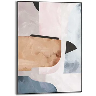 Poster REINDERS "Abstrakte Illusion II", beige (farbe bild(er): beige), B:50cm H:70cm T:1,6cm, MDF, Bilder, Poster