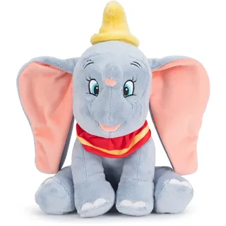 Simba Disney Dumbo Plüschfigur Dumbo, mittelgroß, 25 cm, Grau