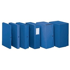 King MEC Progetti 85 Blau Box und Archiv-Organizer – Schachteln und Ablagefächer (Blau, Porträt, 150 mm)