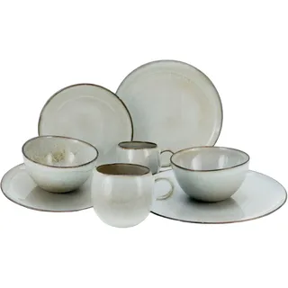 CreaTable Stone Kombiservice 8-tlg. grau