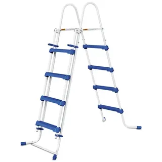 Summer Waves Poolleiter blauweiß 65x174 cm