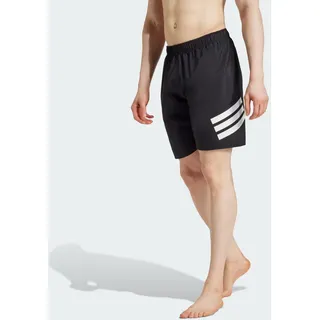 adidas Badeshorts Icon 3 Stripes Black/White S