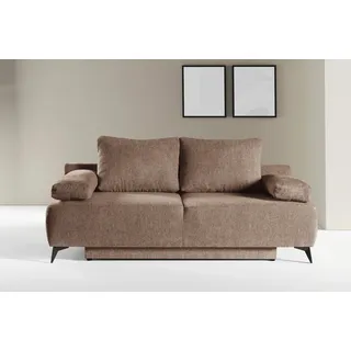 werk2 Schlafcouch Polyester 2-Sitzer Beige