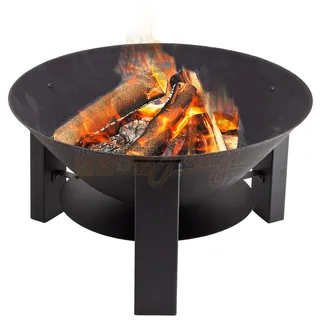 Gartenkamin Teneriffa, schwarz