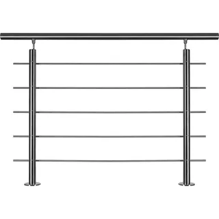 Treba Geländer-Set EB6 Seitliche Montage 150 cm Edelstahl V2A