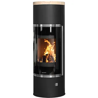 Oranier | Kaminofen | Arena W+ 2.0 | 7 kW | Schwarz, Top Sandstein