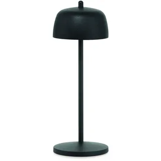 Zafferano, Circe Lampe, Wiederaufladbare und Kabellose Tischlampe mit Manuelle Steuerung, Geeignet Für Den Innen- Und Außenbereich, Dimmer, 2200-3000 K Dynamisches Weiß, Höhe 30 cm, Farbe Schwarz