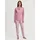 CALIDA CALIDA Damen Gr XS 36/38 lila lilas Interlock Obermaterial 100 Baumwolle bequem lang Rundhals Homewear-Sets