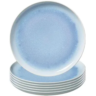 Villeroy & Boch Speiseteller Crafted 25,9 cm blau 6er Set