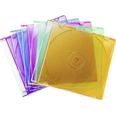 Bild CD Hülle BT-2267606 1 CD/DVD/Blu-Ray Blau, Grün, Orange, Pink, Purpur Kunststoff 10St.