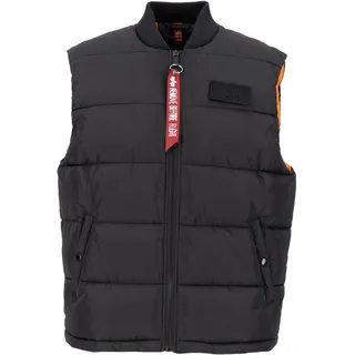 Alpha Industries Puffer Vest LW Weste, Black, M