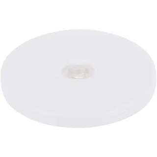 QUARKZMAN 4 Zoll Lazy Susan Drehteller Acryl Kugellager Drehbare Ablage 360 Rotation für Gewürzregal Tisch Kuchen Küche Vorratsschränke Badezimmer TV Laptop Packung mit 1 (Weiß)