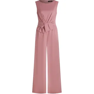 Jumpsuit VERA MONT "Jumpsuit mit weitem Bein", Damen, Gr. 34, EURO, rosa (vintage blossom), Obermaterial: 95% Polyester PES. 5% Elasthan EL., Overalls Jumpsuit