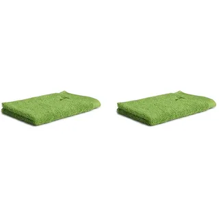 Möve Superwuschel Gästetuch, 100% Baumwolle, Peridot, 30 x 50 cm (Packung mit 2)