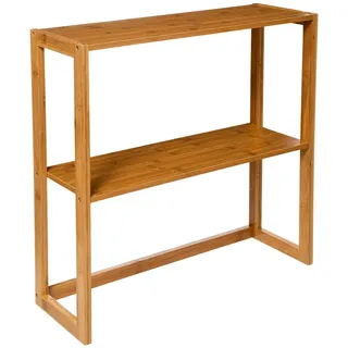 5Five Wandregal, 2 Ebenen, Bambus