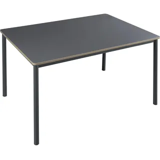 [en.casa] Esstisch Lindesberg für 4 Personen 120 x 70 cm Grau