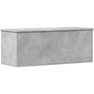 Truhe Betongrau 90x35x35 cm Holzwerkstoff - Grau