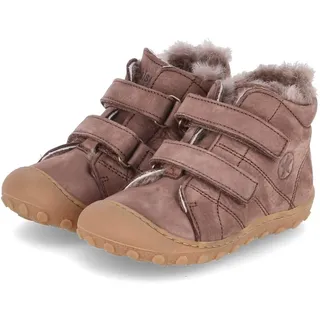 Bisgaard Kinder Winterstiefeletten HALE V Lamb Lauflernschuhe Braun Leder, Größe:21, Farbauswahl:braun