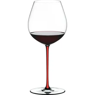 RIEDEL 4900/07R FATTO A MANO Pinot Noir Weinglas - Stiel ROT - Rot