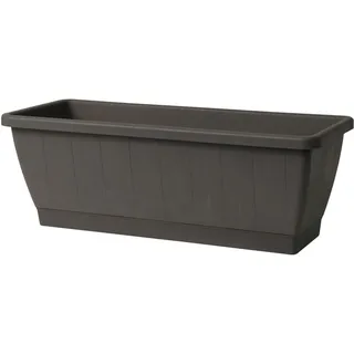 Pflanzkasten Blumenkasten 80 x 20 X 18 cm anthrazit nachhaltig und schlagfest