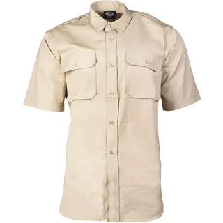 Mil-Tec Tropen, Hemd kurzarm - Beige (Khaki) - S