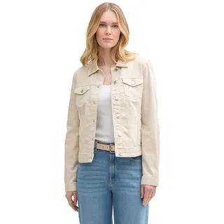TOM TAILOR Damen 1045390 Jeansjacke, 29517 - Sand Stone Beige, XS EU