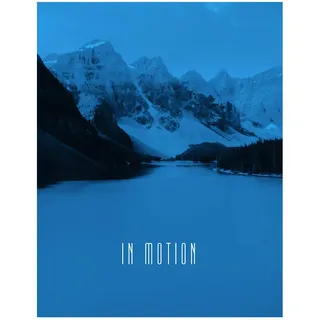 KOMAR Wandbild Word Lake Blue 40 x 50 cm