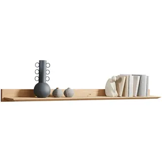 Valnatura Wandboard , Wildeiche , Holz , Wildeiche , vollmassiv , 181.9x11.1x21.3 cm , EN 71 , Wohnzimmer, Wohnwände, Wohnwand-Serien