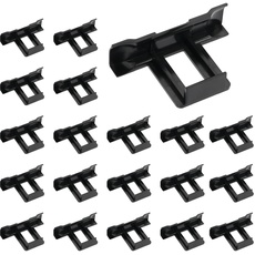 Solarpanel Wasserablauf Clips, 20 Stück Entwässerung Clips 35mm Solarpanel Schlammentfernungsclip PV Module Reinigung Clips für Wasserablauf Solarmodul