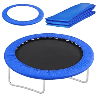 Trampolin Randabdeckung Ø 183 244 305 366 427 cm UV-beständig Federabdeckung Outdoor Wetterschutzplane Trampolinschutz Abdeckplane