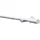 Vorhangstange Set Metall 1-läufig Ø 19 mm 120 cm Weiß