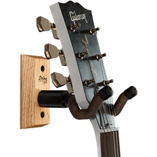 String Swing - Gitarrenhalterung zur Wandbefestigung für Akustik- und E-Gitarren - CC01K Guitar Hanger - Hergestellt in den USA - Eiche