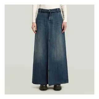 G-Star für Damen. D25979-D577-H469 Baggy Maxirock blau (28), Lässig, Baumwolle, Denim