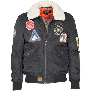 TOP GUN Bomberjacke »Bomberjacke TG23003«, schwarz