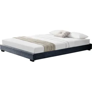 Corium Polsterbett Masari - Dunkelgrau , Textil , 140x200 cm , Schlafzimmer, Betten, Polsterbetten