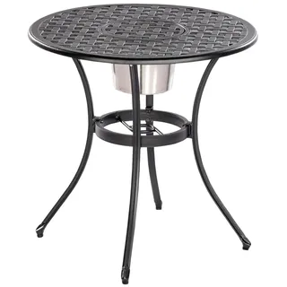 Merxx Gartentisch Ø 70 x 75 cm Grau