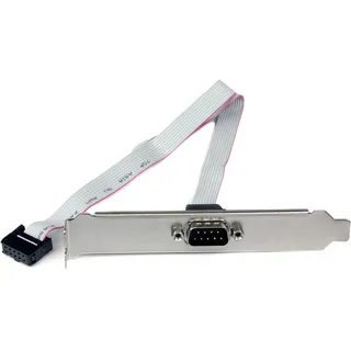 Startech StarTech.com DB9 Slotblech Seriell Motherboard Header mit 9pol Stecker an 10-pin Buchse - Motherboard Header (Buchse) 1 x DB-9 (Stecker)