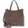 Schultertasche Taupe