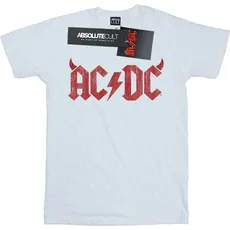 AC/DC, Jungen, Shirt, Jungen Horns Logo TShirt, Weiss, (140)